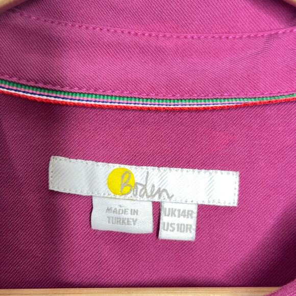 BODEN Cosima Romper Belted Berry Sorbet Pink {WW46} - Picture 6 of 7